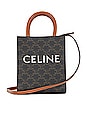 view 1 of 8 Celine Vertical 2 Way Shoulder Bag in Dark Brown
