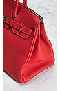 view 7 of 8 Hermes Birkin 30 Togo Handbag in Rouge
