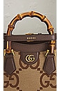 view 5 of 7 Gucci Jumbo GG Bamboo 2 Way Handbag in Brown