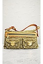 view 2 of 8 Louis Vuitton Monogram Denim Shoulder Bag in Green