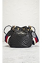 view 3 of 8 Gucci GG Marmont Bucket Bag in Black