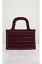 view 3 of 8 Dior Embroidery Book Tote Bag in Wine