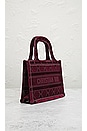 view 4 of 8 Dior Embroidery Book Tote Bag in Wine