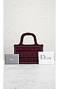 view 8 of 8 Dior Embroidery Book Tote Bag in Wine
