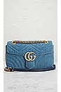 view 2 of 9 Gucci GG Marmont Denim Shoulder Bag in Blue