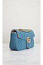 view 4 of 9 Gucci GG Marmont Denim Shoulder Bag in Blue