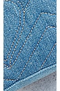 view 8 of 9 Gucci GG Marmont Denim Shoulder Bag in Blue