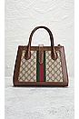 view 3 of 9 Gucci Jackie Ophidia 2 Way Handbag in Brown