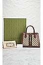 view 9 of 9 Gucci Jackie Ophidia 2 Way Handbag in Brown