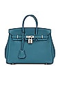 view 1 of 7 Hermes Clemence Birkin 25 Handbag in Colvert