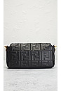 view 3 of 8 Fendi Zucca Mama Baguette Shoulder Bag in Black