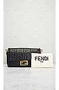 view 8 of 8 Fendi Zucca Mama Baguette Shoulder Bag in Black