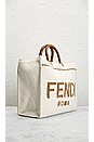 view 4 of 8 Fendi Sunshine 2 Way Tote Bag in Cream