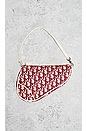 view 2 of 7 Dior Trotter Saddle Bag in Red & White