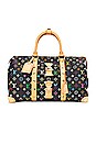view 1 of 9 Louis Vuitton Monogram Keepall Boston Bag in Multi Black
