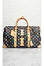view 2 of 9 Louis Vuitton Monogram Keepall Boston Bag in Multi Black
