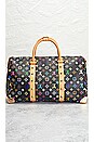 view 3 of 9 Louis Vuitton Monogram Keepall Boston Bag in Multi Black