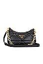 view 1 of 8 Prada Quilted Chain Shoulder Bag in Black