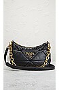 view 2 of 8 Prada Quilted Chain Shoulder Bag in Black