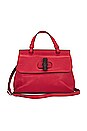 view 1 of 8 Gucci Bamboo 2 Way Handbag in Red