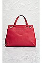view 3 of 8 Gucci Bamboo 2 Way Handbag in Red