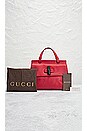 view 8 of 8 Gucci Bamboo 2 Way Handbag in Red
