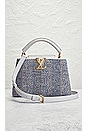 view 2 of 7 Louis Vuitton Capucines Tweed 2 Way Handbag in Blue