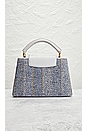 view 3 of 7 Louis Vuitton Capucines Tweed 2 Way Handbag in Blue