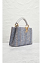 view 4 of 7 Louis Vuitton Capucines Tweed 2 Way Handbag in Blue