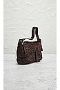 view 4 of 8 Fendi Beaded Baguette Shoulder Bag in Brown