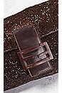 view 5 of 8 Fendi Beaded Baguette Shoulder Bag in Brown