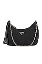 view 1 of 7 Prada Reedition Nylon Shoulder Bag in Black