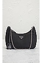 view 2 of 7 Prada Reedition Nylon Shoulder Bag in Black