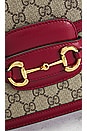 view 6 of 9 Gucci GG Supreme Horsebit Shoulder Bag in Beige