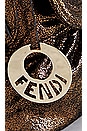 view 6 of 8 Fendi Coated Canvas Shoulder Bag in Bronze