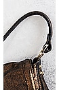 view 7 of 8 Fendi Coated Canvas Shoulder Bag in Bronze