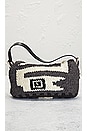 view 3 of 9 Fendi Wool Shoulder Bag in Black & White