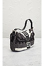 view 4 of 9 Fendi Wool Shoulder Bag in Black & White
