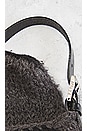 view 8 of 9 Fendi Wool Shoulder Bag in Black & White