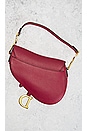 view 3 of 8 Dior Leather Saddle Bag in Red