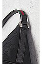 view 6 of 7 Gucci GG Canvas Shoulder Bag in Black