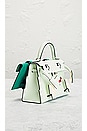 view 4 of 8 Hermes Quelle Idole Picto Kelly Doll Handbag in Vert