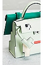 view 7 of 8 Hermes Quelle Idole Picto Kelly Doll Handbag in Vert