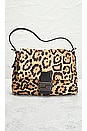 view 2 of 10 Fendi Leopard Mama Baguette Shoulder Bag in Tan
