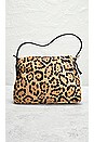 view 3 of 10 Fendi Leopard Mama Baguette Shoulder Bag in Tan