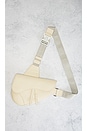 view 2 of 9 Dior Leather Saddle Waist Bag in Cream