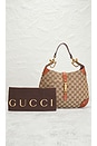 view 9 of 9 Gucci Jackie GG Canvas Shoulder Bag in Beige