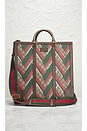 view 2 of 8 Gucci GG Supreme Canvas Leather Tote Bag in Multi