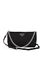 view 1 of 8 Prada Nylon Chain 2 Way Shoulder Bag in Black