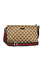 view 1 of 8 Gucci GG Canvas Sherry Shoulder Bag in Beige